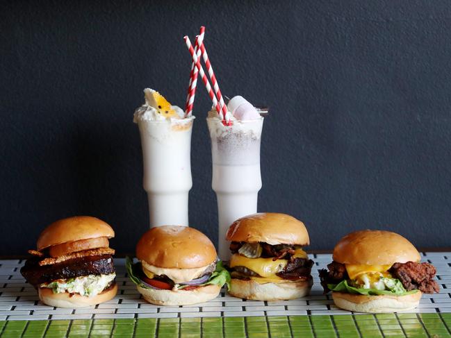 Milkshakes and burgers to die for at BMX Burgers. Pictures: Sue Graham