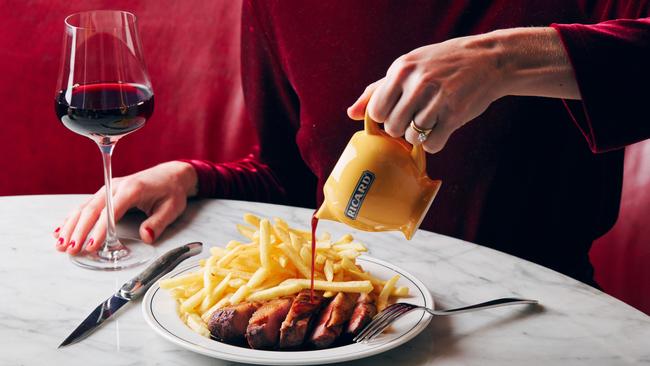 Duck frites at Bar Margaux. Picture: Gareth Sobey