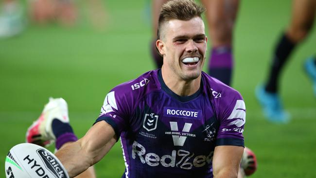 Ryan Papenhuyzen is excelling in the Storm No.1 jersey, in much the same way the legendary Billy Slater did. Picture: Jono Searle/Getty Images)