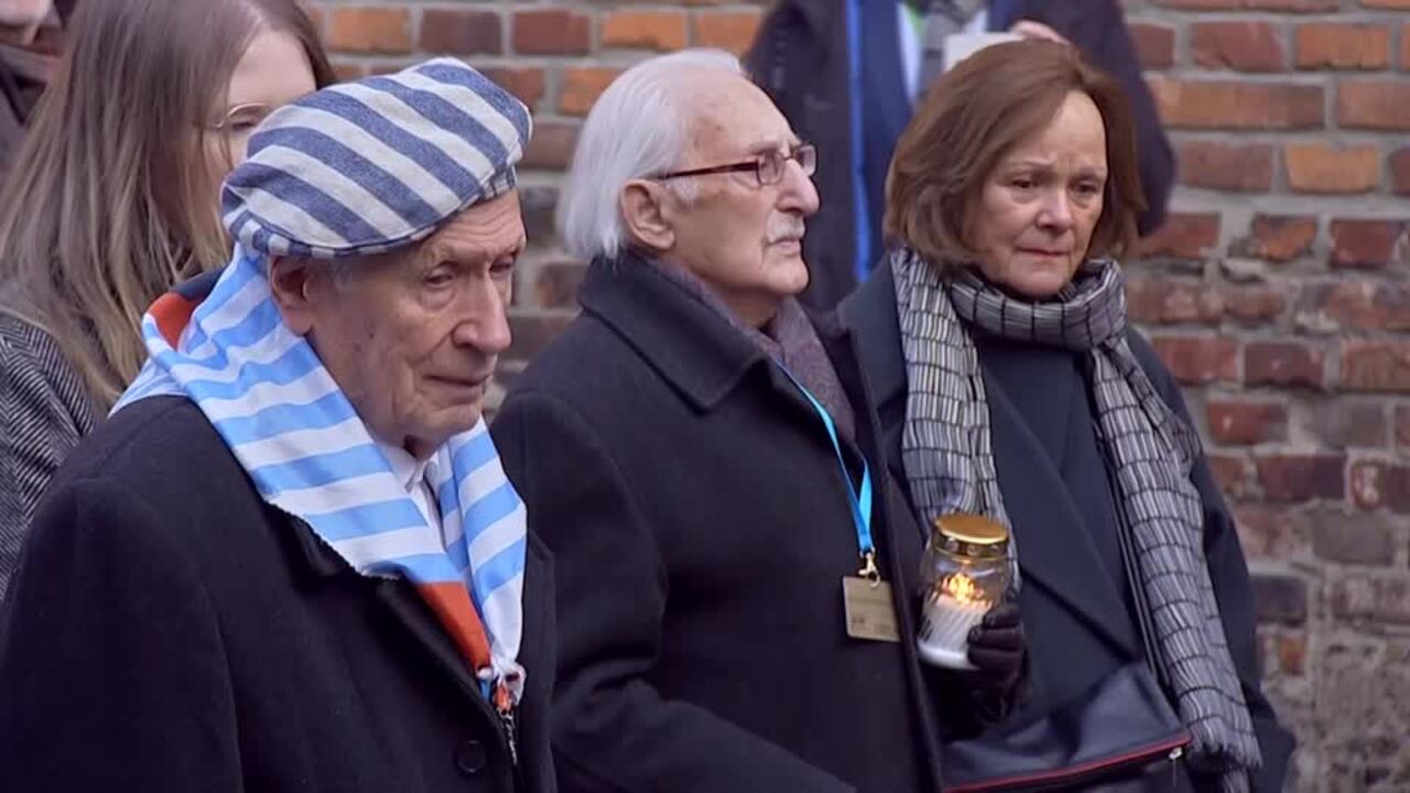 Auschwitz survivors pay tribute on anniversary of camp's liberation