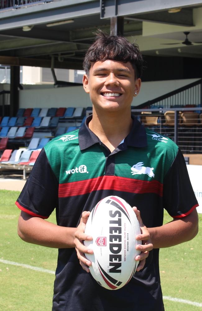 Malakai Martin is the first Townsville Blackhawk to receive a South Sydney Rabbitohs sponsorship for 2025. Picture: Supplied