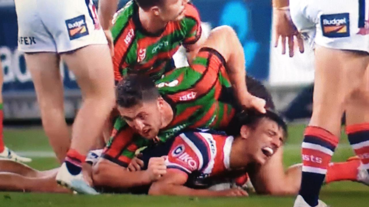 Sam Burgess has accepted a one game ban for pulling Billy Smith’s hair.