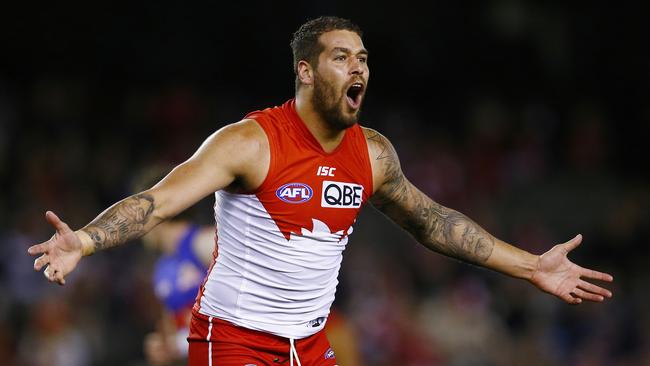 Lance Franklin seemed destined for GWS before joining the Swans.