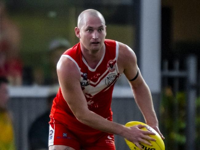 Lachlan Cassidy has been a standout for Waratah in the 2023-24 NTFL season. Picture: Patch Clapp / AFLNT Media