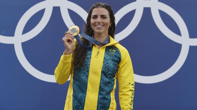 Jess Fox was Australia’s golden girl in Paris. Pic: Michael Klein.