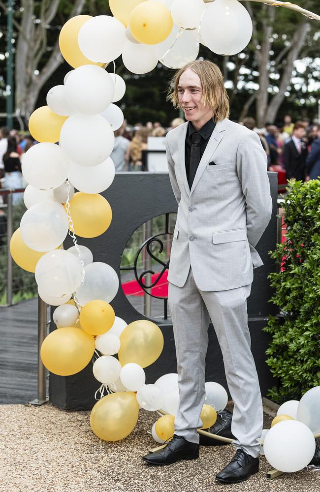 Curtis Richards at Centenary Heights State High School formal at Picnic Point, Friday, November 15, 2024. Picture: Kevin Farmer