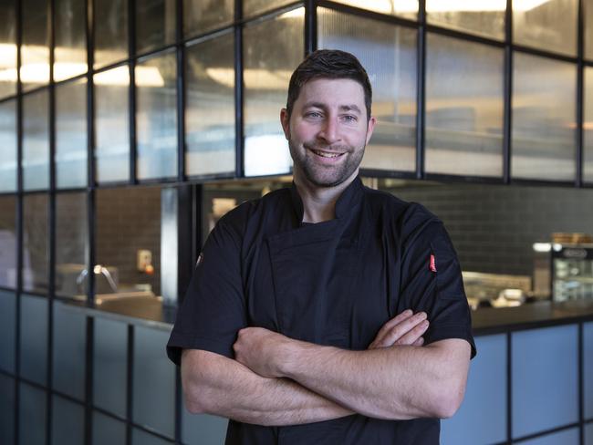 As head chef at 1915, Andy Symeonakis manages his kitchen, his team and all manner of meal service and events with a cool, calm always-in-control demeanour. Picture: Alan Barber