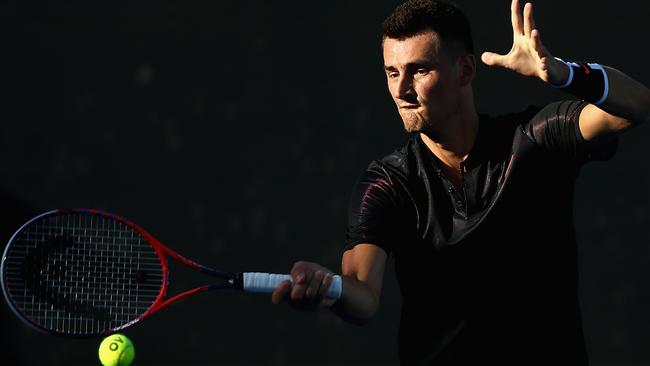 Bernard Tomic cruised past Vincent Millot. (Photo by Robert Prezioso/Getty Images)