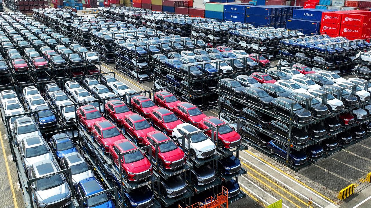 China’s carmakers are offering a last-minute deal to set a voluntary minimum price on imported vehicles. Picture: AFP