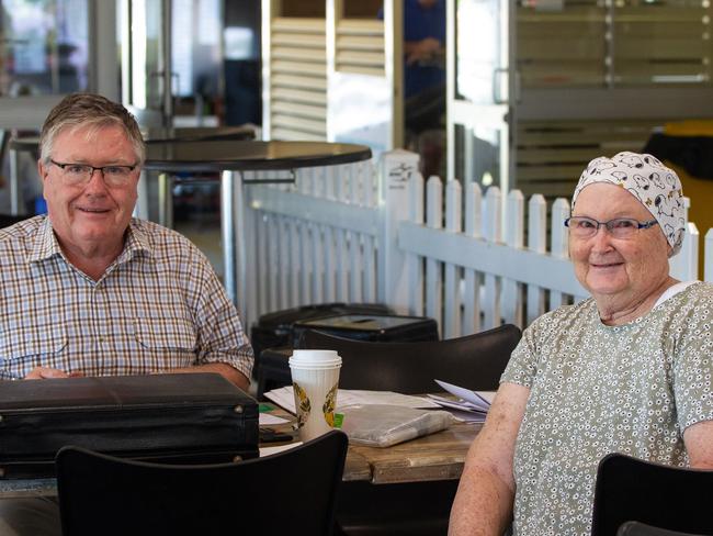 Dorothy and Paul Turner enjoying a Saturday at the race club.