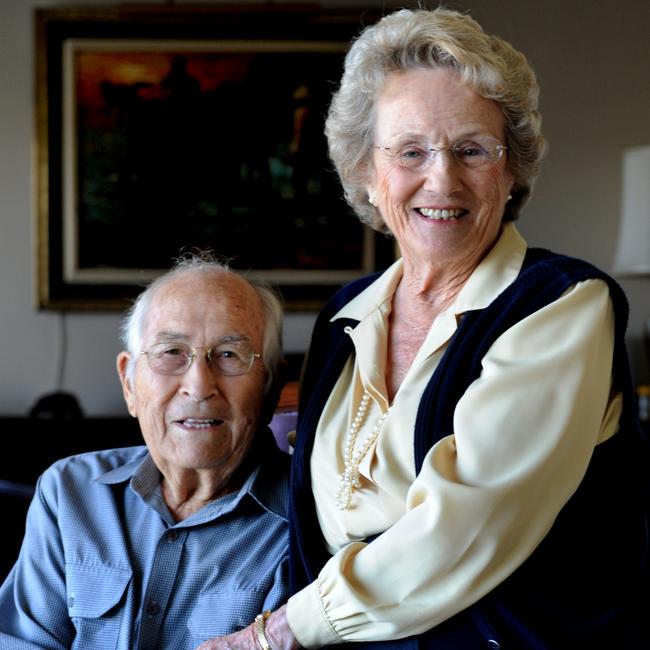 Neville and Audrey Fakes celebrated 65 years of marriage in March 2011.