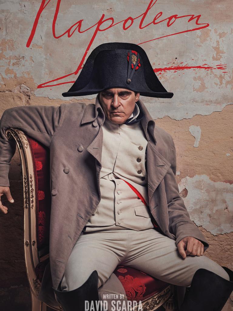 Joaquin Phoenix plays Napoleon …