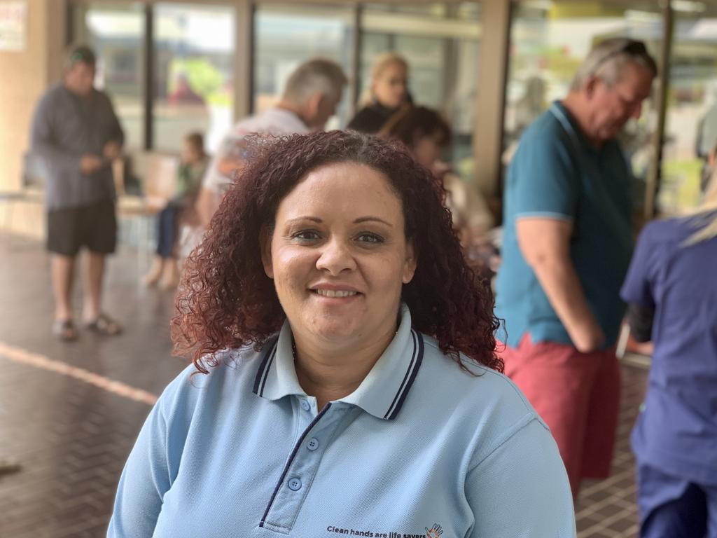 Mackay Hospital and Health Service Covid vaccination team nurse unit manager Sonia Davids at the new vaccination hub at CQUniversity's Mackay city campus. Picture: Rae Wilson