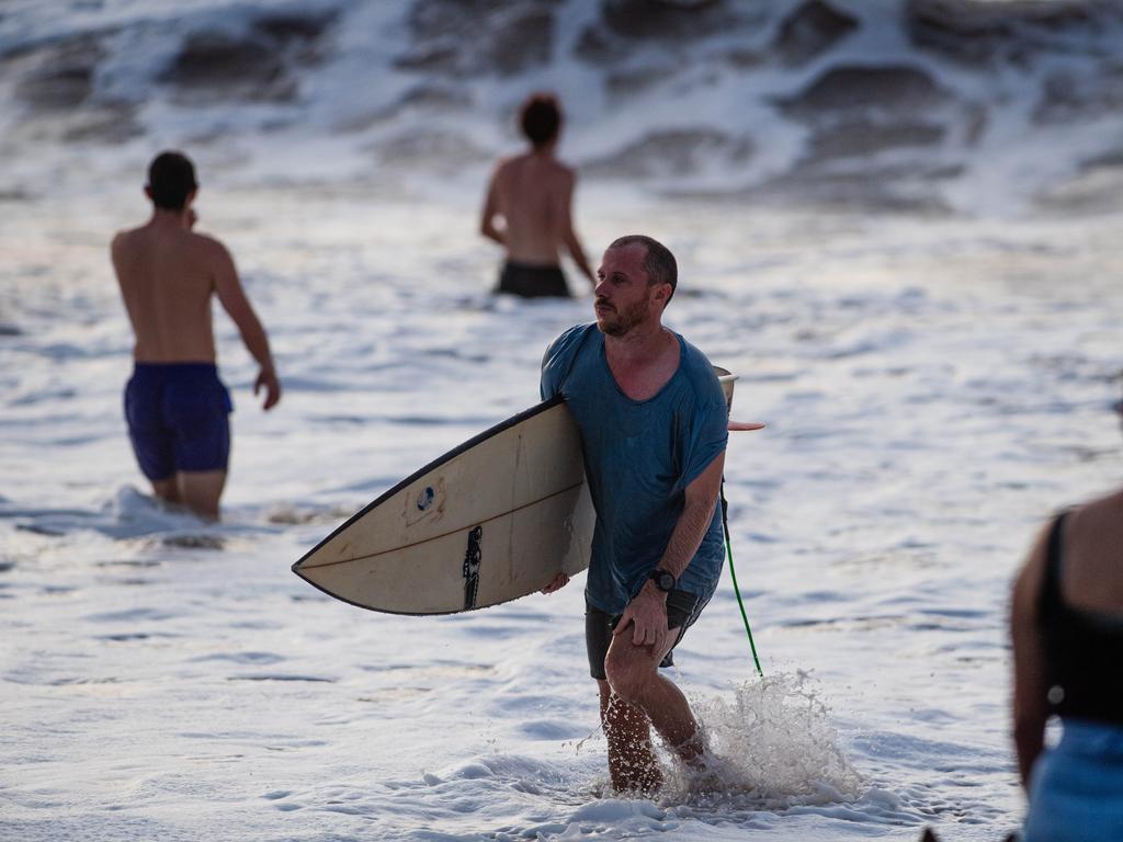 Top End Surfing at Nightcliff beach, Darwin. Picture: Pema Tamang Pakhrin