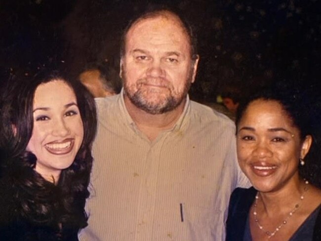 Meghan Markle with her parents Thomas Markle and Doria Ragland. Picture: Thomas Markle: My Story