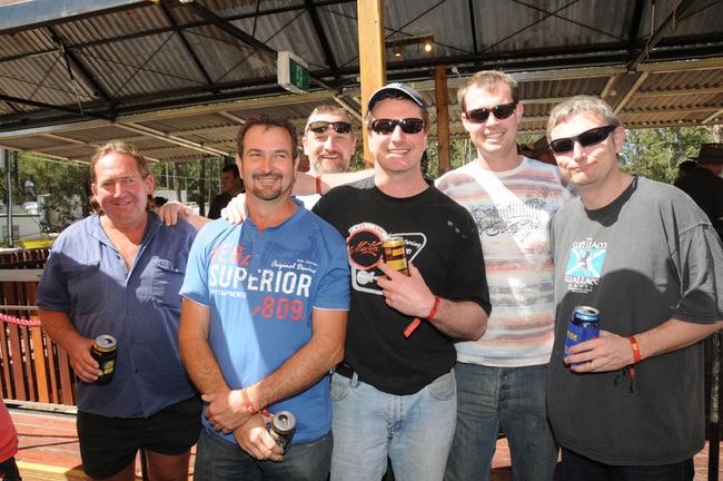 Anthony Kostirohla, Cole Ralph, Brad Beeby, Ross Beeby, Brian West and John Smith. Picture: Craig Warhurst