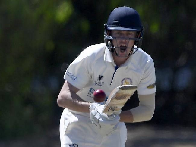 Brodie Symons will lead the way with bat and ball for Frankston Peninsula this season. Picture:Andy Brownbill