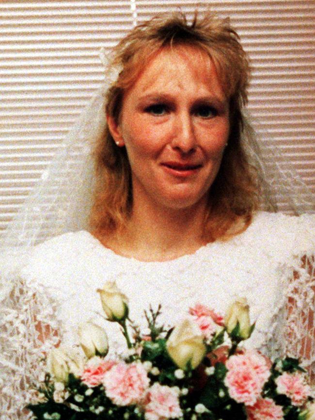 Vicki Jacobs on her wedding day.