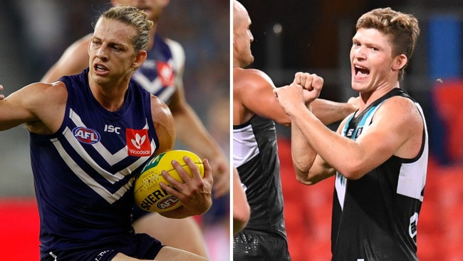 Could Mitch Georgiades (right) become the next Nat Fyfe?