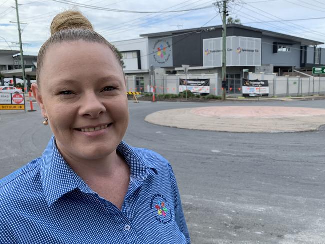 Kaleidoscope Early Learning Centre Redbank director Kristie Torrisi say construction is almost complete at the new centre. Picture: Andrew Korner