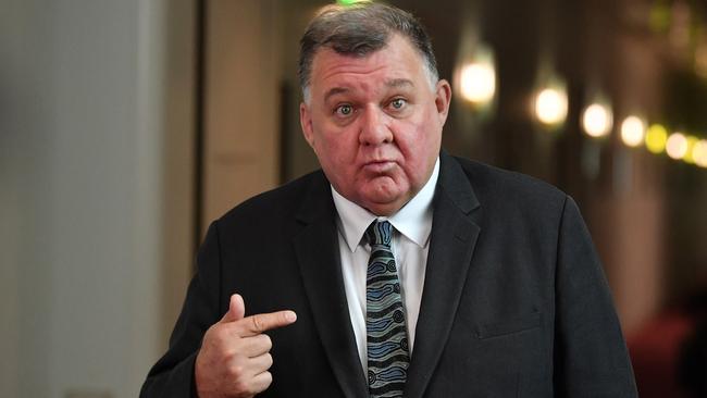 Craig Kelly at parliament on Wednesday: ‘The values of Sir Robert Menzies run through my veins and that’s how I will be proceeding.’ Picture: Getty Images