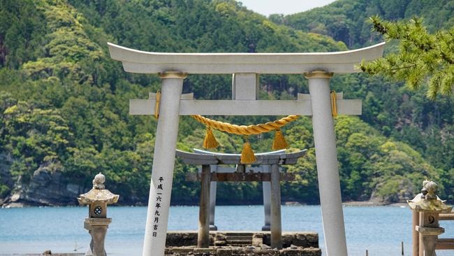 Torii gate on the island of Tsushima. Picture: Thibault Garner