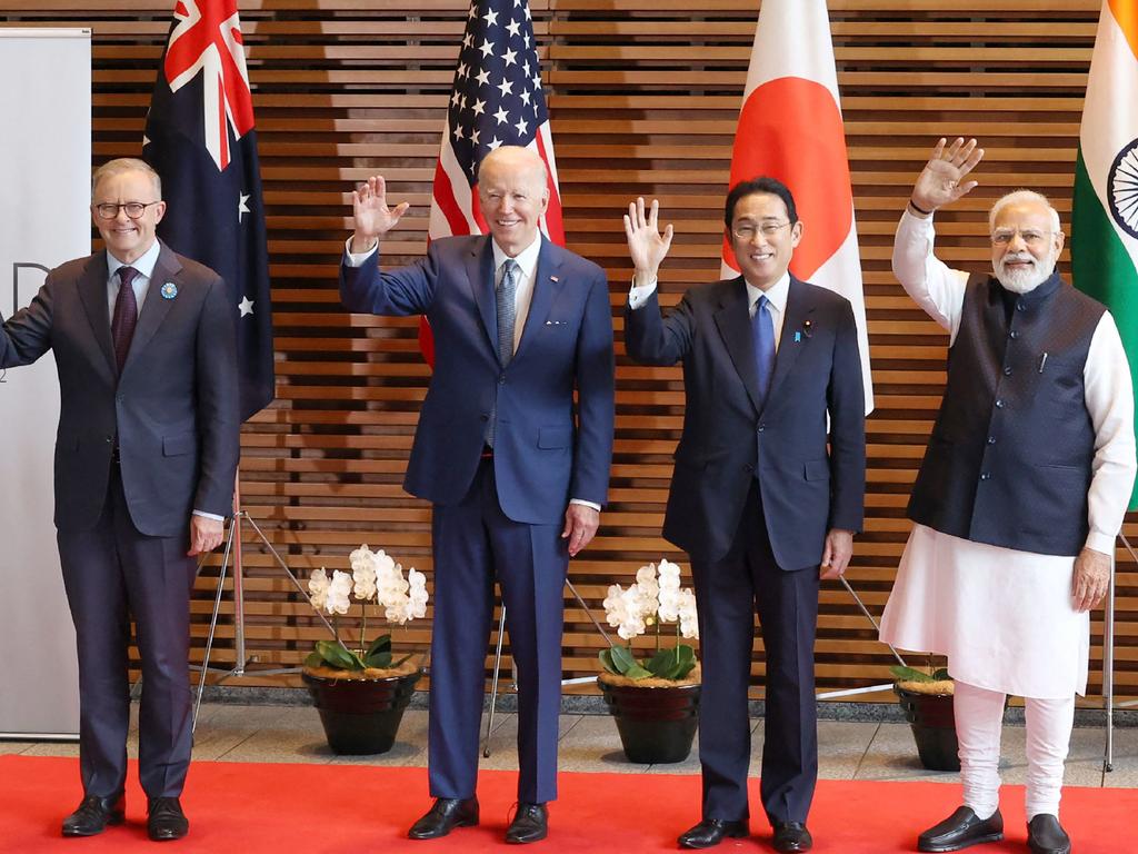 The four Quad leaders met in May last year in Tokyo. Picture: AFP