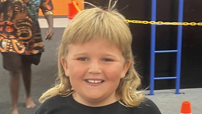 2023's Best Mullet Winner – Charlie Jones. Picture: Contributed.