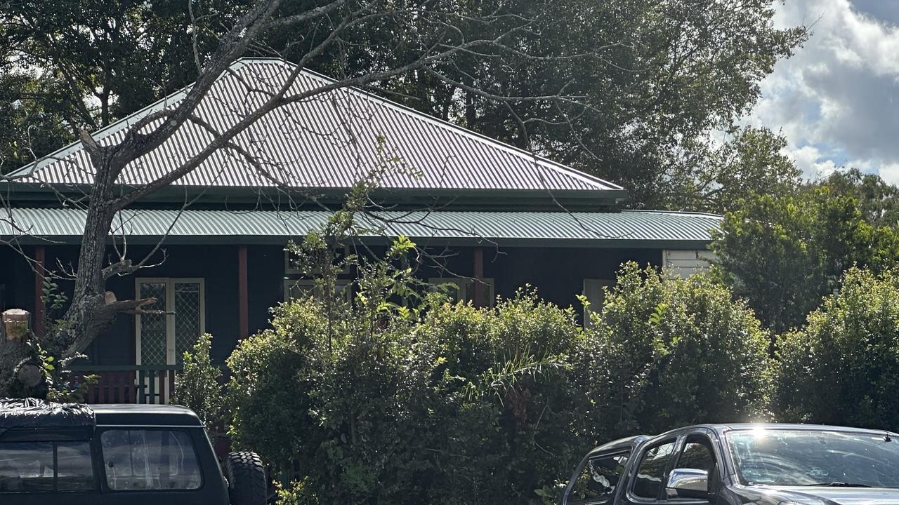 Police have set up a crime scene at Gin Gin as part of their investigation into missing teen Pheobe Bishop. Photo: Lexa Smith