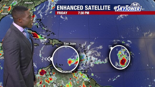 Tropical storms Bret and Cindy continue to weaken