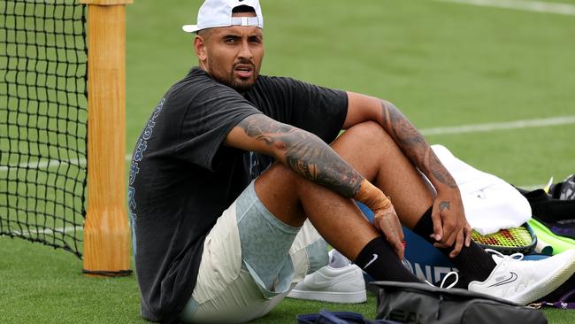 Nick Kyrgios has endured a tough year of injuries