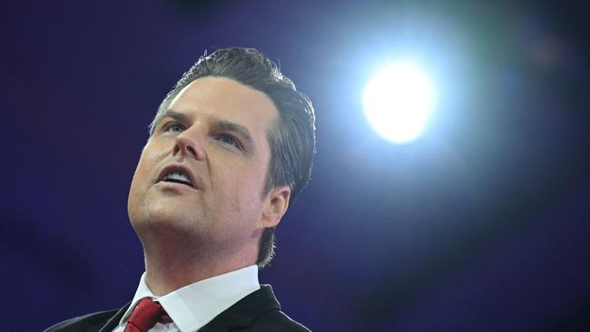 Former Rep. Matt Gaetz. Picture: Mandel Ngan/AFP