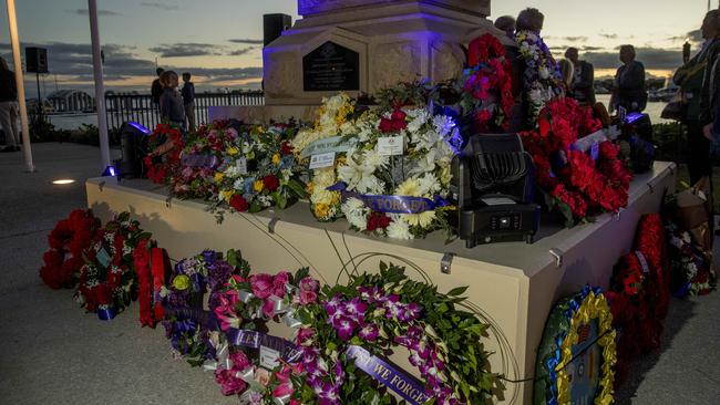 ANZAC Day dawn service at Southport. Picture: Jerad Williams