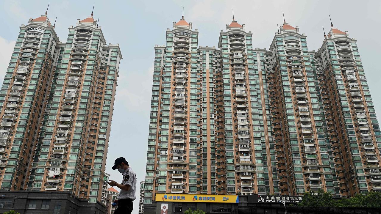 China Evergrande is one player that has the property market spooked. Picture: Noel Celis / AFP)