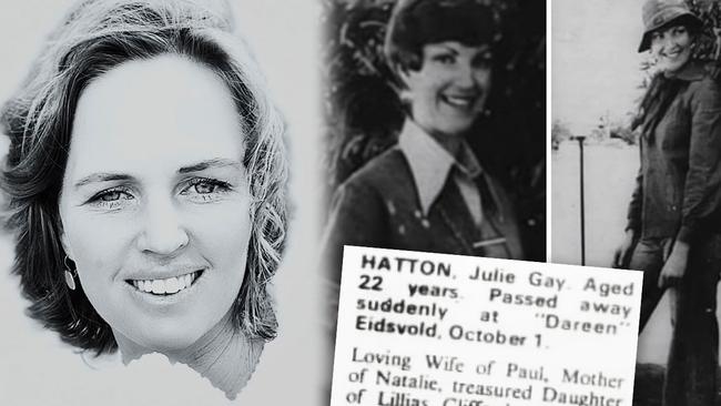 Natalie Hatton is searching for more information behind her mother Julie Hatton’s death in 1978.