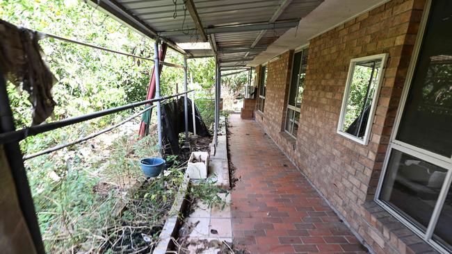 Vivian Lobo’s Everton Park property on Thursday. Picture: Lyndon Mechielsen / The Australian