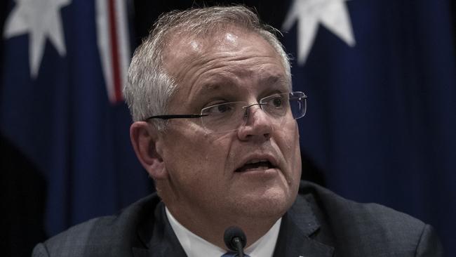 Prime Minister Scott Morrison still plans to attend the Sharks game despite the coronavirus pandemic. Picture: Getty Images