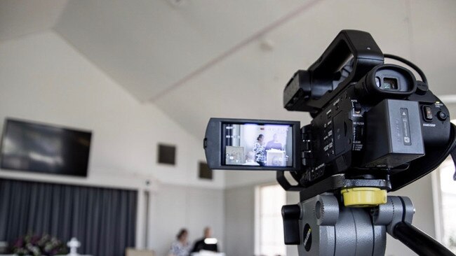 Funerals are being live streamed after a 10-person rule was imposed by the government amid COVID-19. Picture: Blessed Funerals