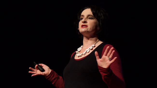 Ginger Gorman spoke about online trolling at a recent TEDx event in Canberra.