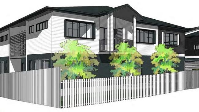 Ten charming terrace-style townhouses proposed for Ipswich