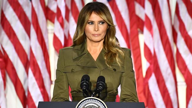 On Wednesday Melania Trump was the target of vicious, misogynistic abuse after speaking at the Republican National Convention. Picture: AFP