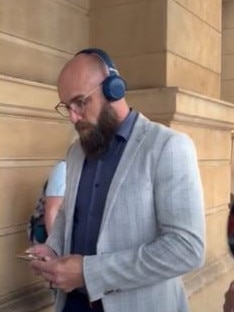 Former SA Police officer Matthew Thomson has pleaded guilty to five counts of assault. Picture: Izzy McMillan