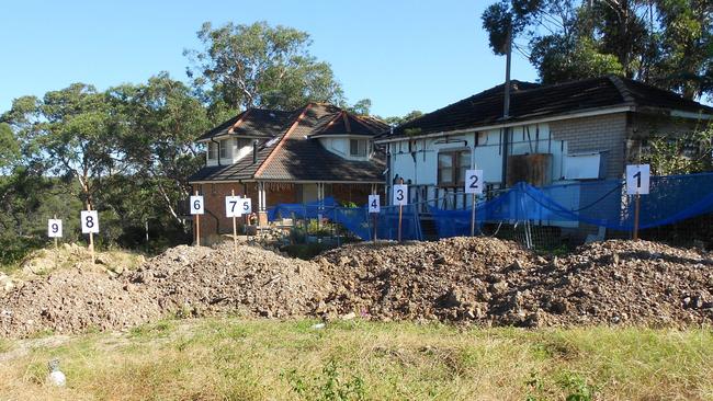 A photo shows the amount of rubbish dumped by Dib Hanna in Picnic Point.