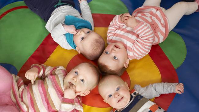 Long waiting lists for childcare mean some babies will be walking and talking before they start daycare. Picture: istock