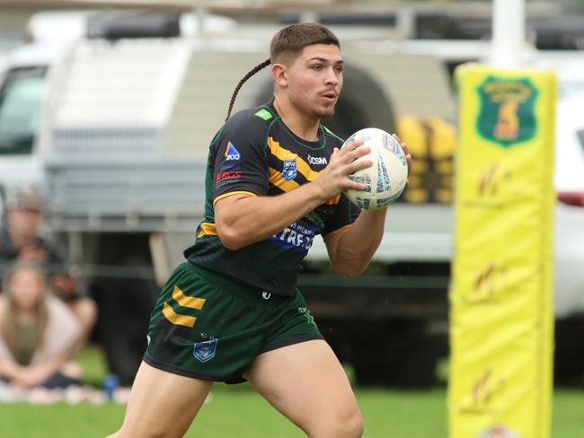 Liam Henry takes off for the Lions. Picture: Warren Gannon Photography