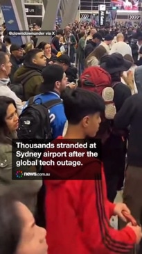 Thousands stranded at Sydney Airport after the global tech outage