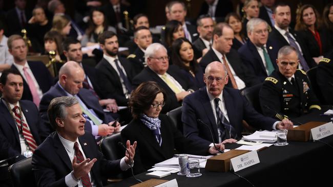 Gen. Robert Ashley (far right) said China will double its nuclear arsenal over the next decade.