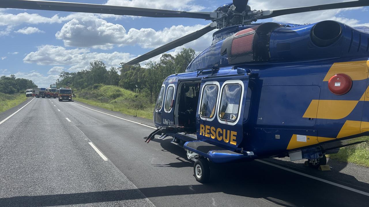 Person fighting for life, highway closed after horror crash on D’Aguilar Hwy