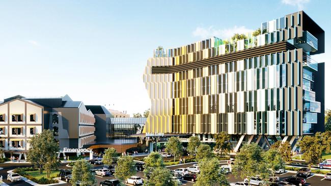 The expanded Frankston Hospital will gain two new operating theatres, 13 emergency department beds, oncology services and specialised mental health services Source: Supplied