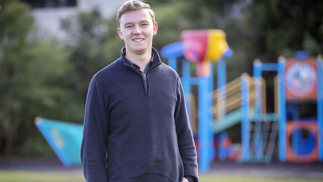 Legislative Council Elections, Huon Labor candidate Toby Thorpe at Bellerive. Picture: Chris Kidd
